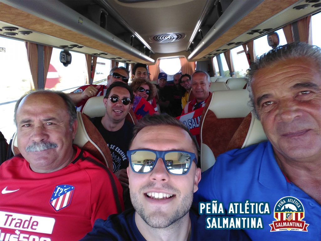 Viaje en bus a Béjar de la Peña Atlética Salmantina